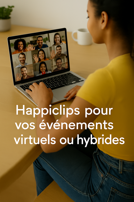 happiclips pour vos évènements virtuels ou hybrides